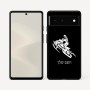 כיסוי בעיצוב אישי עם השם שלך לדגם - Google Pixel 6 5G בעיצוב אופנוע שלג