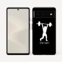 כיסוי בעיצוב אישי עם השם שלך לדגם - Google Pixel 6 5G בעיצוב הרמת משקולות