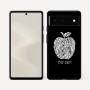 כיסוי בעיצוב אישי עם השם שלך לדגם - Google Pixel 6 5G בעיצוב הדפס תפוח