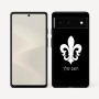 כיסוי בעיצוב אישי עם השם שלך לדגם - Google Pixel 6 5G בעיצוב פרחי פרחים - צרפת
