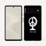 כיסוי בעיצוב אישי עם השם שלך לדגם - Google Pixel 6 5G בעיצוב גלובוסי שלום