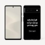 כיסוי בעיצוב אישי עם השם שלך לדגם - Google Pixel 6 5G בעיצוב האלפבית היווני