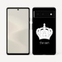 כיסוי בעיצוב אישי עם השם שלך לדגם - Google Pixel 6 5G בעיצוב כתר מלכותי