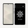 כיסוי בעיצוב אישי עם השם שלך לדגם - Google Pixel 6 5G בעיצוב הגה - קפטן - ים