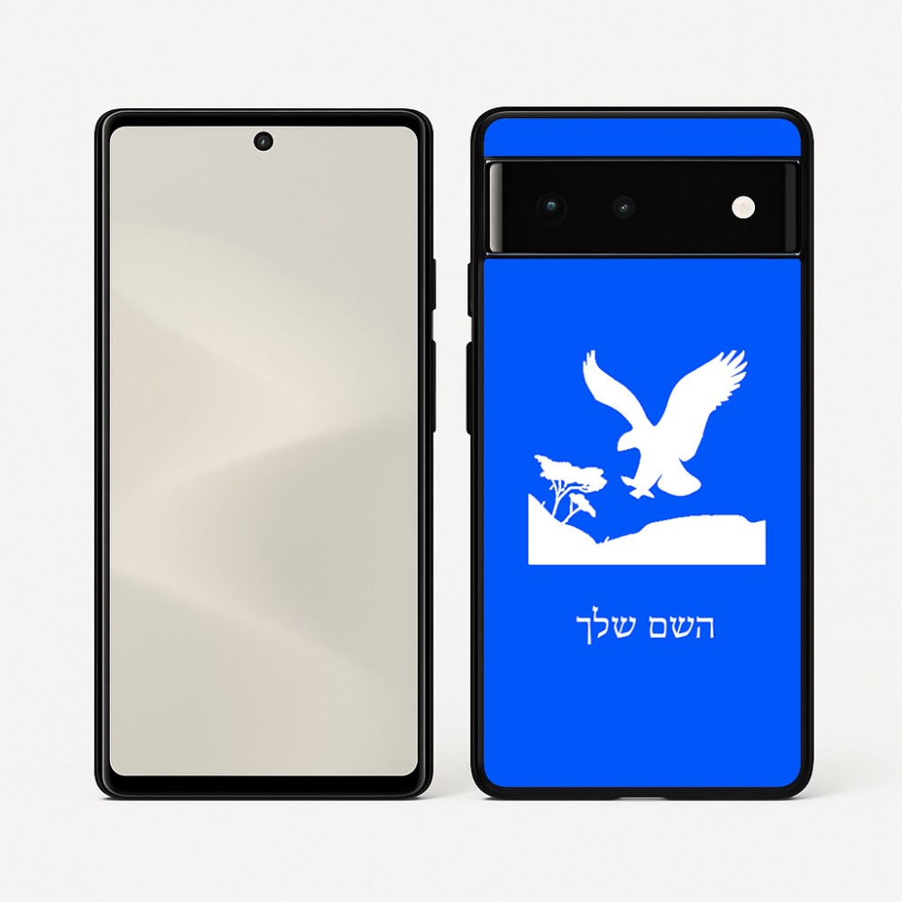 כיסוי בעיצוב אישי עם השם שלך לדגם - Google Pixel 6 5G בעיצוב נשר אמריקאי