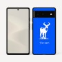 כיסוי בעיצוב אישי עם השם שלך לדגם - Google Pixel 6 5G בעיצוב צבי