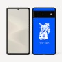 כיסוי בעיצוב אישי עם השם שלך לדגם - Google Pixel 6 5G בעיצוב ארנב מחזיק גזר