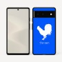 כיסוי בעיצוב אישי עם השם שלך לדגם - Google Pixel 6 5G בעיצוב תרנגול