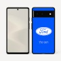 כיסוי בעיצוב אישי עם השם שלך לדגם - Google Pixel 6 5G בעיצוב לחצות
