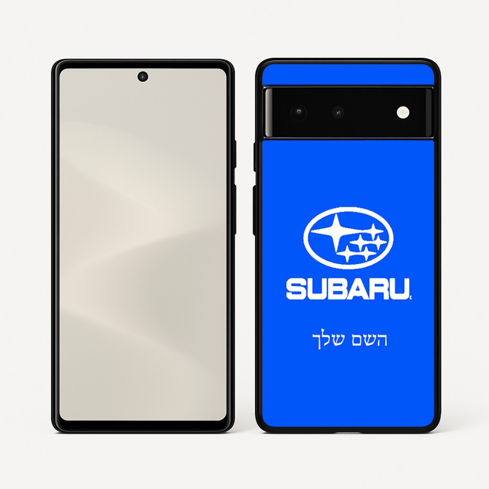 כיסוי בעיצוב אישי עם השם שלך לדגם - Google Pixel 6 5G בעיצוב סובארו
