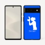 כיסוי בעיצוב אישי עם השם שלך לדגם - Google Pixel 6 5G בעיצוב צלמת - אישה