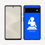 כיסוי בעיצוב אישי עם השם שלך לדגם - Google Pixel 6 5G בעיצוב אזור מוזיקה של די ג'יי