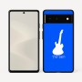 כיסוי בעיצוב אישי עם השם שלך לדגם - Google Pixel 6 5G בעיצוב גיטרה