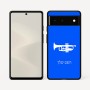 כיסוי בעיצוב אישי עם השם שלך לדגם - Google Pixel 6 5G בעיצוב חצוצרה