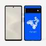כיסוי בעיצוב אישי עם השם שלך לדגם - Google Pixel 6 5G בעיצוב רוכב טרקטורונים