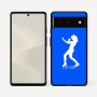 כיסוי בעיצוב אישי עם השם שלך לדגם - Google Pixel 6 5G בעיצוב אישה מגוננת