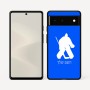 כיסוי בעיצוב אישי עם השם שלך לדגם - Google Pixel 6 5G בעיצוב הוקי שוערים