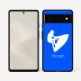 כיסוי בעיצוב אישי עם השם שלך לדגם - Google Pixel 6 5G בעיצוב אופנוע ים