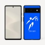 כיסוי בעיצוב אישי עם השם שלך לדגם - Google Pixel 6 5G בעיצוב כדורסל אולימפי