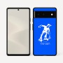 כיסוי בעיצוב אישי עם השם שלך לדגם - Google Pixel 6 5G בעיצוב ילד סקייטבורד