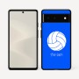 כיסוי בעיצוב אישי עם השם שלך לדגם - Google Pixel 6 5G בעיצוב כדור כדורעף