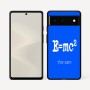 כיסוי בעיצוב אישי עם השם שלך לדגם - Google Pixel 6 5G בעיצוב נוסחת אלברט איינשטיין