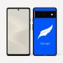 כיסוי בעיצוב אישי עם השם שלך לדגם - Google Pixel 6 5G בעיצוב נוצת נוצה