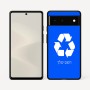 כיסוי בעיצוב אישי עם השם שלך לדגם - Google Pixel 6 5G בעיצוב למחזר