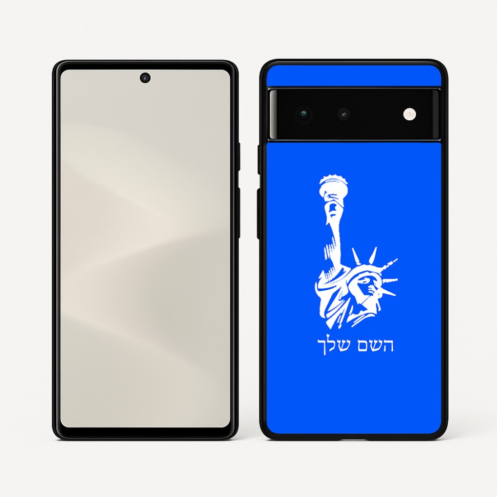 כיסוי בעיצוב אישי עם השם שלך לדגם - Google Pixel 6 5G בעיצוב פסל החירות