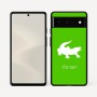 כיסוי בעיצוב אישי עם השם שלך לדגם - Google Pixel 6 5G בעיצוב תנין