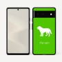 כיסוי בעיצוב אישי עם השם שלך לדגם - Google Pixel 6 5G בעיצוב כלב