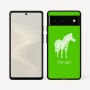 כיסוי בעיצוב אישי עם השם שלך לדגם - Google Pixel 6 5G בעיצוב זברה