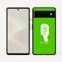 כיסוי בעיצוב אישי עם השם שלך לדגם - Google Pixel 6 5G בעיצוב מיקרופון