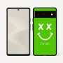 כיסוי בעיצוב אישי עם השם שלך לדגם - Google Pixel 6 5G בעיצוב סמיילי