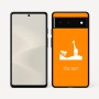 כיסוי בעיצוב אישי עם השם שלך לדגם - Google Pixel 6 5G בעיצוב ג'ירפה באפריקה