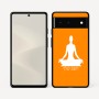 כיסוי בעיצוב אישי עם השם שלך לדגם - Google Pixel 6 5G בעיצוב אימון יוגה