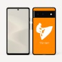 כיסוי בעיצוב אישי עם השם שלך לדגם - Google Pixel 6 5G בעיצוב אופנוע ים