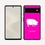 כיסוי בעיצוב אישי עם השם שלך לדגם - Google Pixel 6 5G בעיצוב חזיר