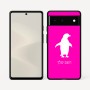 כיסוי בעיצוב אישי עם השם שלך לדגם - Google Pixel 6 5G בעיצוב פינגווין