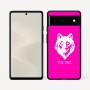 כיסוי בעיצוב אישי עם השם שלך לדגם - Google Pixel 6 5G בעיצוב זאב