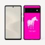 כיסוי בעיצוב אישי עם השם שלך לדגם - Google Pixel 6 5G בעיצוב זברה