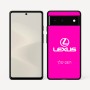 כיסוי בעיצוב אישי עם השם שלך לדגם - Google Pixel 6 5G בעיצוב לקסוס