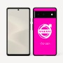 כיסוי בעיצוב אישי עם השם שלך לדגם - Google Pixel 6 5G בעיצוב וולוו
