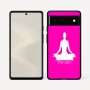 כיסוי בעיצוב אישי עם השם שלך לדגם - Google Pixel 6 5G בעיצוב אימון יוגה