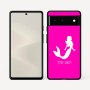 כיסוי בעיצוב אישי עם השם שלך לדגם - Google Pixel 6 5G בעיצוב בתולת ים - אישה