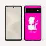 כיסוי בעיצוב אישי עם השם שלך לדגם - Google Pixel 6 5G בעיצוב אהבת נשים