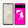 כיסוי בעיצוב אישי עם השם שלך לדגם - Google Pixel 6 5G בעיצוב אישה רוקדת עם גבר