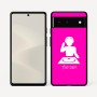 כיסוי בעיצוב אישי עם השם שלך לדגם - Google Pixel 6 5G בעיצוב אזור מוזיקה של די ג'יי