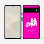 כיסוי בעיצוב אישי עם השם שלך לדגם - Google Pixel 6 5G בעיצוב מזלות - תאומים
