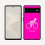 כיסוי בעיצוב אישי עם השם שלך לדגם - Google Pixel 6 5G בעיצוב אופניים אולימפיים